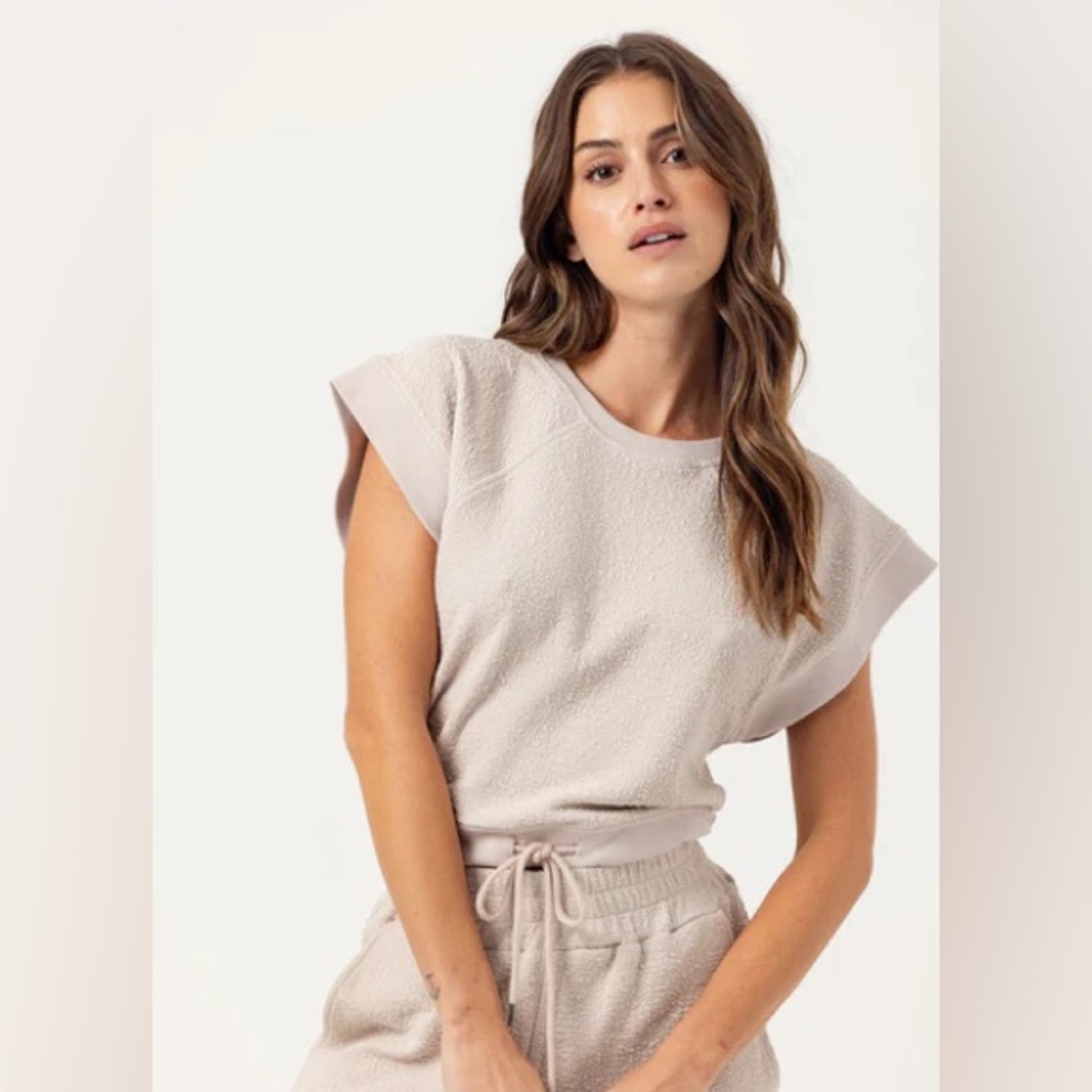 Sundays by We Are Sundays Stevie Top in Tan - Picture 4 of 4